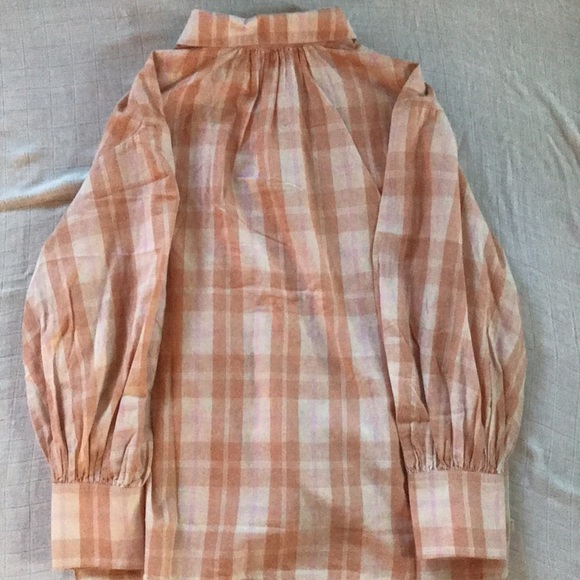 J. Crew soft flannel fall button down xs NWT - Picture 5 of 6